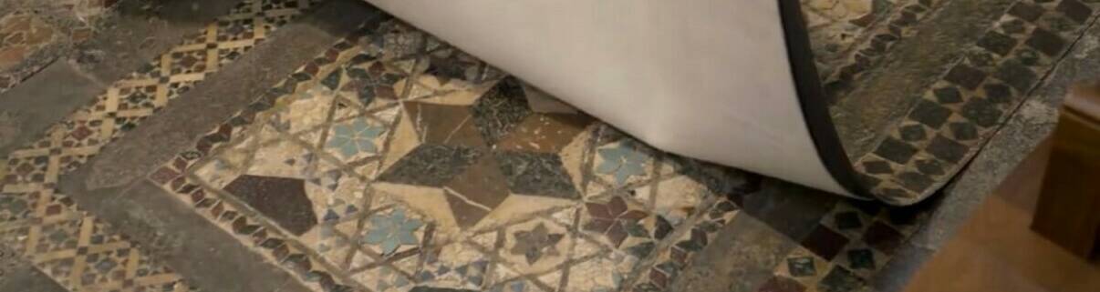Cosmati Pavement Floor Protection - Linney Cooper